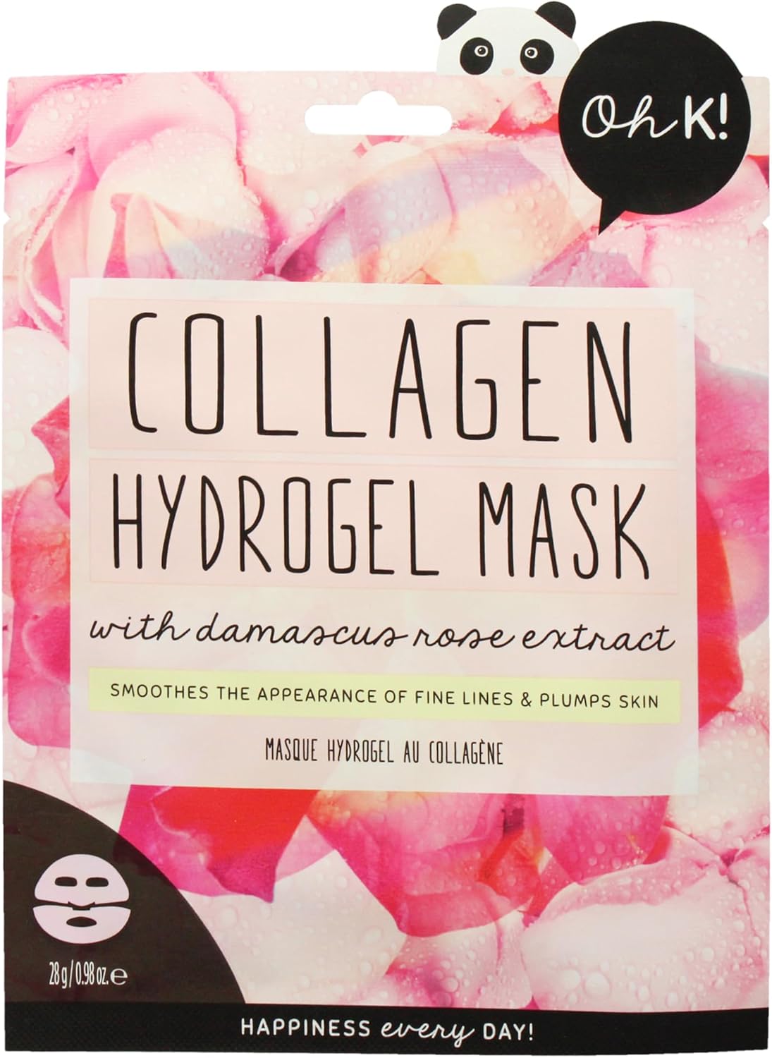 Oh K! Niacinamide Sheet Mask, For Oily Combination Skin, Purifying And Cleansing, Vegan And Cruelty Free, 45G