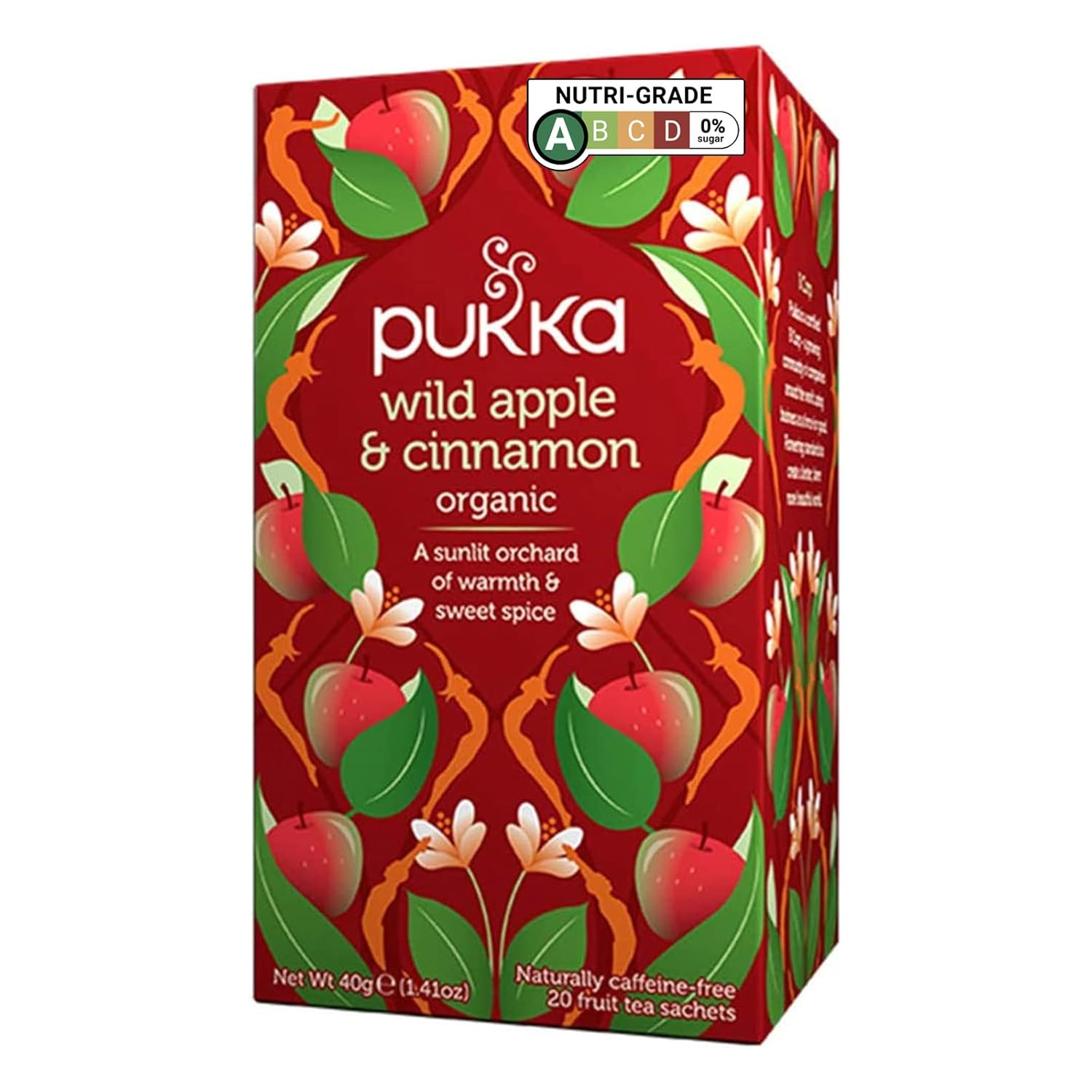 Pukka Herbs Wild Apple And Cinnamon, 20 Ct