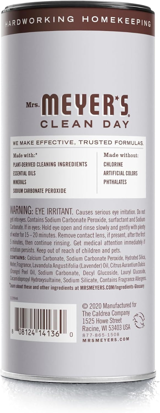 Mrs. Meyer'S Clean Day Multi-Surface Scrub, Non-Scratch Powder Cleaner, Removes Grime On Kitchen And Bathroom Surfaces, Lavender, 11 Oz