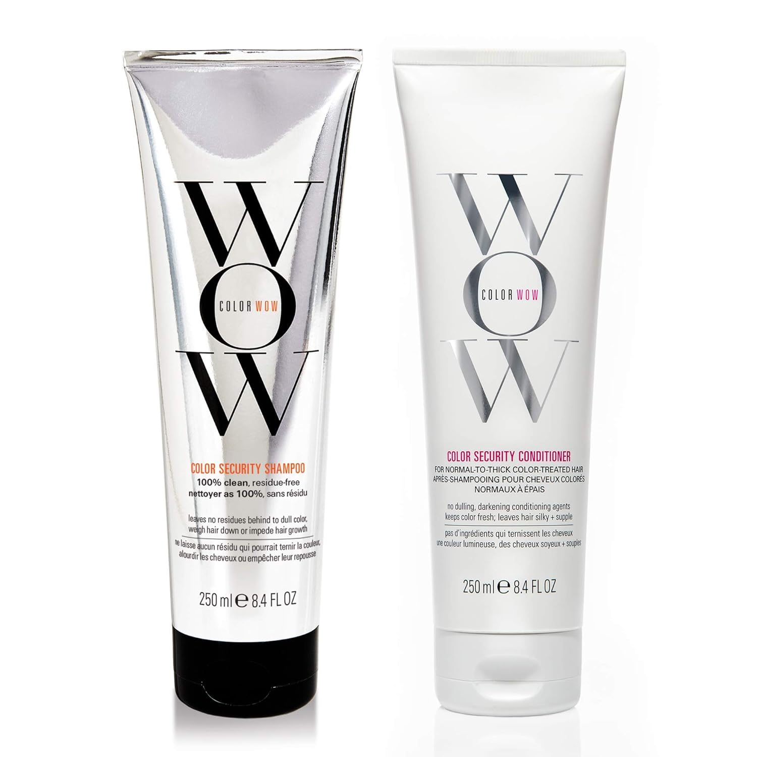 Color Wow Color Security Shampoo & Conditioner Duo Set – For Normal To Thick Hair | Cruelty-Free, Vegan | Achieve Super Glossy, Hydrated Hair
