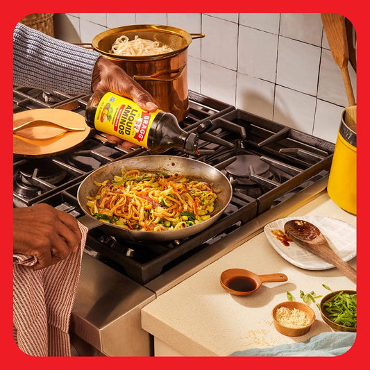 Bragg Liquid Aminos All-Purpose Seasoning - 32 Fl Oz - Gluten-Free Soy Sauce Substitute - Perfect For Stir-Fries And Cooking At Home