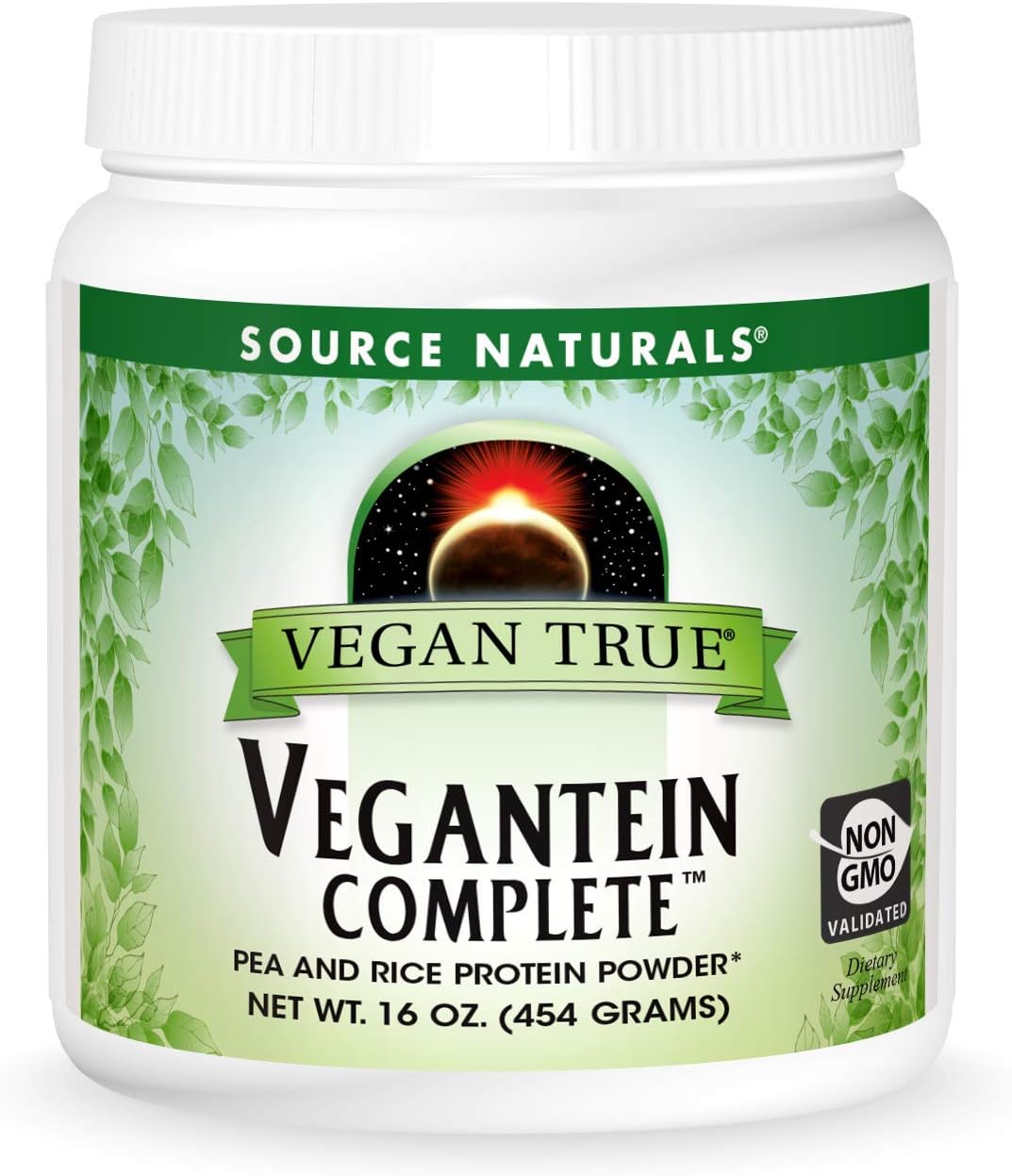 Source Naturals Vegan True Vegantein Complete, NON-GMO - Pea and Rice