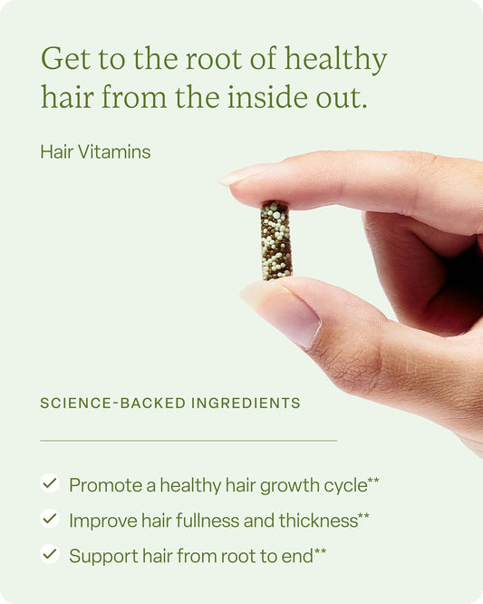 divi Hair Vitamins for Women and Men - Made with Clean and Science-Backed Ingredients to Nourish Hair & Scalp - Encourage Healthier Looking Hair - 30 Day Supply, 120 Count