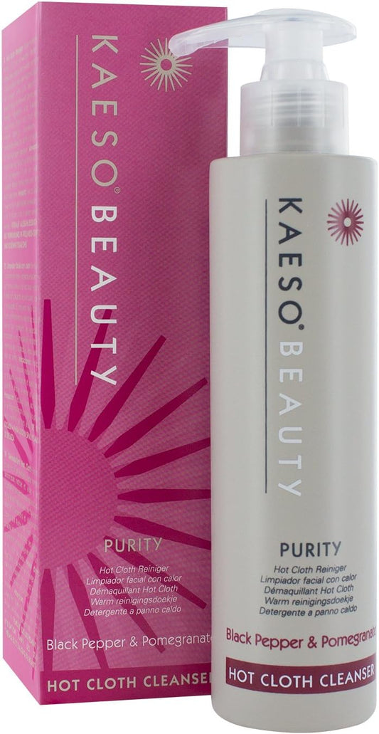 Kaeso Hot Cloth Cleanser For Face And Neck, Black Pepper/Pomegranate 195 Ml