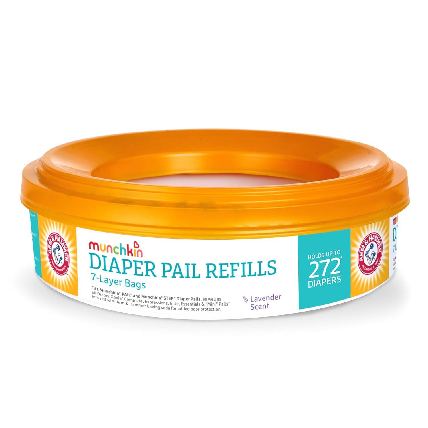 Munchkin® Arm & Hammer Diaper Pail Refill Rings, 272 Count, 1 Pack