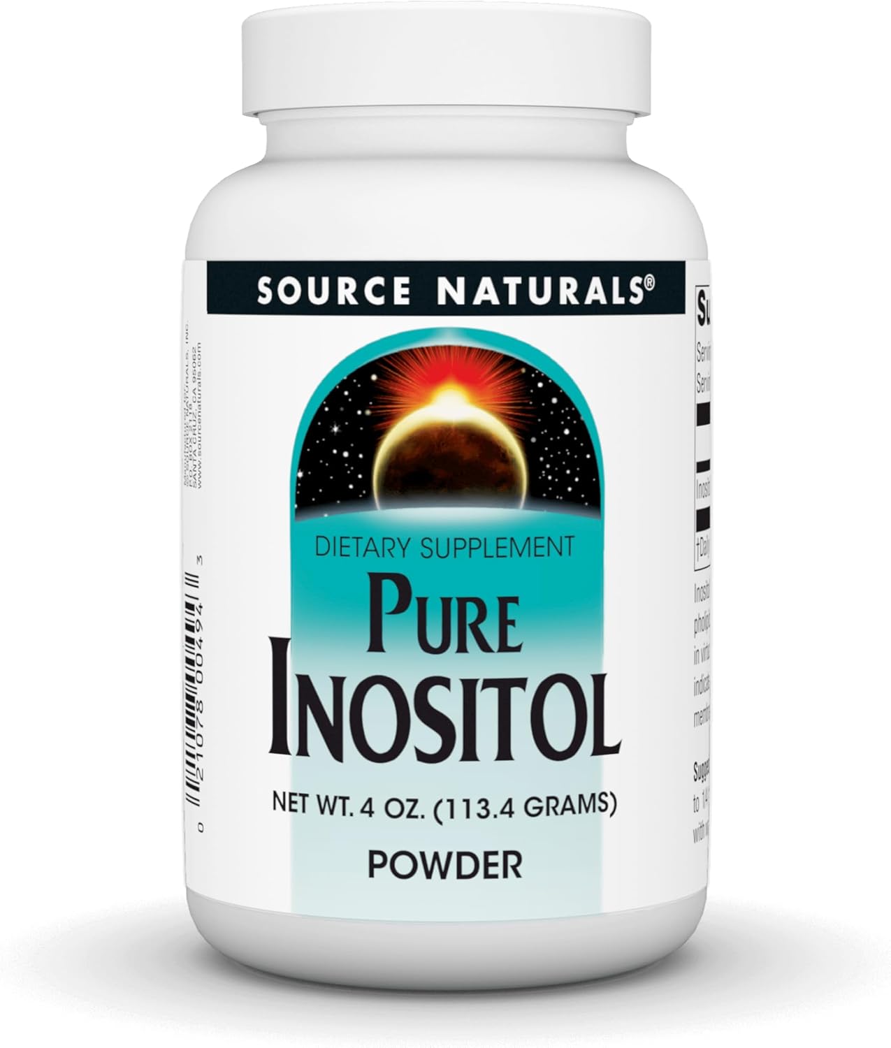 Source Naturals Pure Inositol, Dietary Supplement* - 4 Oz Powder