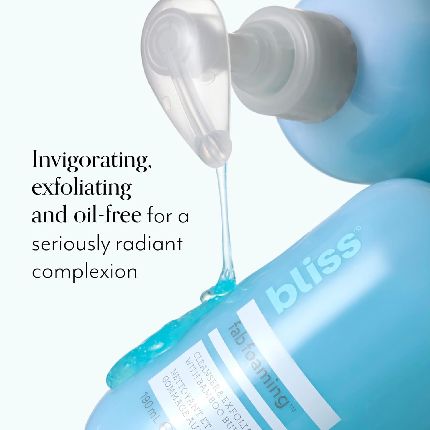 bliss Clear Genius Clarifying Gel Cleanser Pore-purifying BHA All Skin Types, especially Oily and Problem Clean Cruelty Free Vegan 190 ml