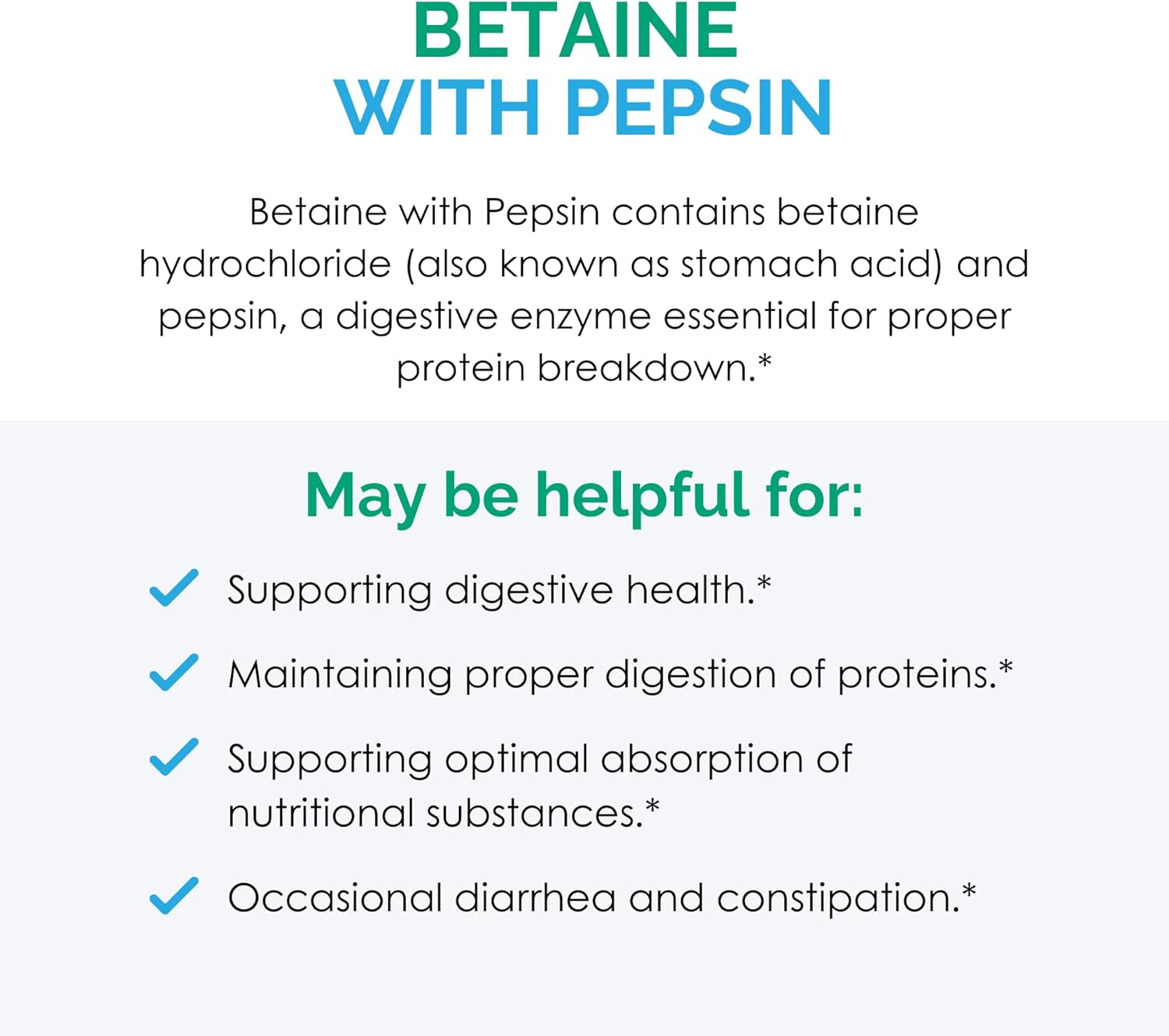 Rootcology By Dr. Izabella Wentz | Betaine With Pepsin | 750Mg Betaine Hcl With 50Mg Pepsin For Digestion Support | 120 Capsules : Health & Household