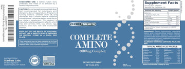 Complete Amino Formula, Build Stronger Muscles And Increase Energy | Amino Supplements 90 Count