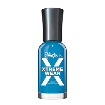 Sally Hansen Xtreme Wear Nail Polish, Streak-Free, Shiny Finish, Long-Lasting Nail Color, Blue Flame, 0.12 Fl Oz