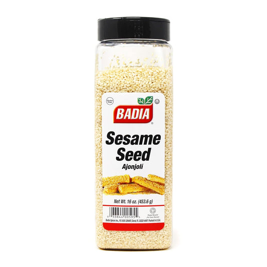 Badia Sesame Seed Hulled, 16 Ounce (Pack of 6)