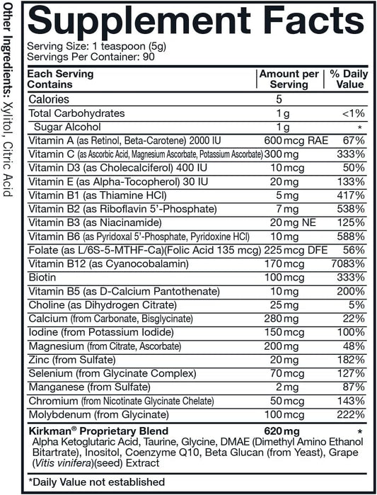 Kirkman Spectrum Complete Ii Powder - Hypoallergenic - 454 Gm/16 Oz