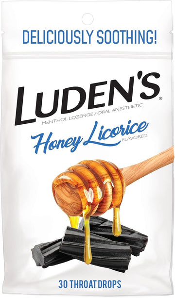 Luden'S Wild Cherry Throat Drops | Deliciously Soothing | 30 Drops | 1 Bag