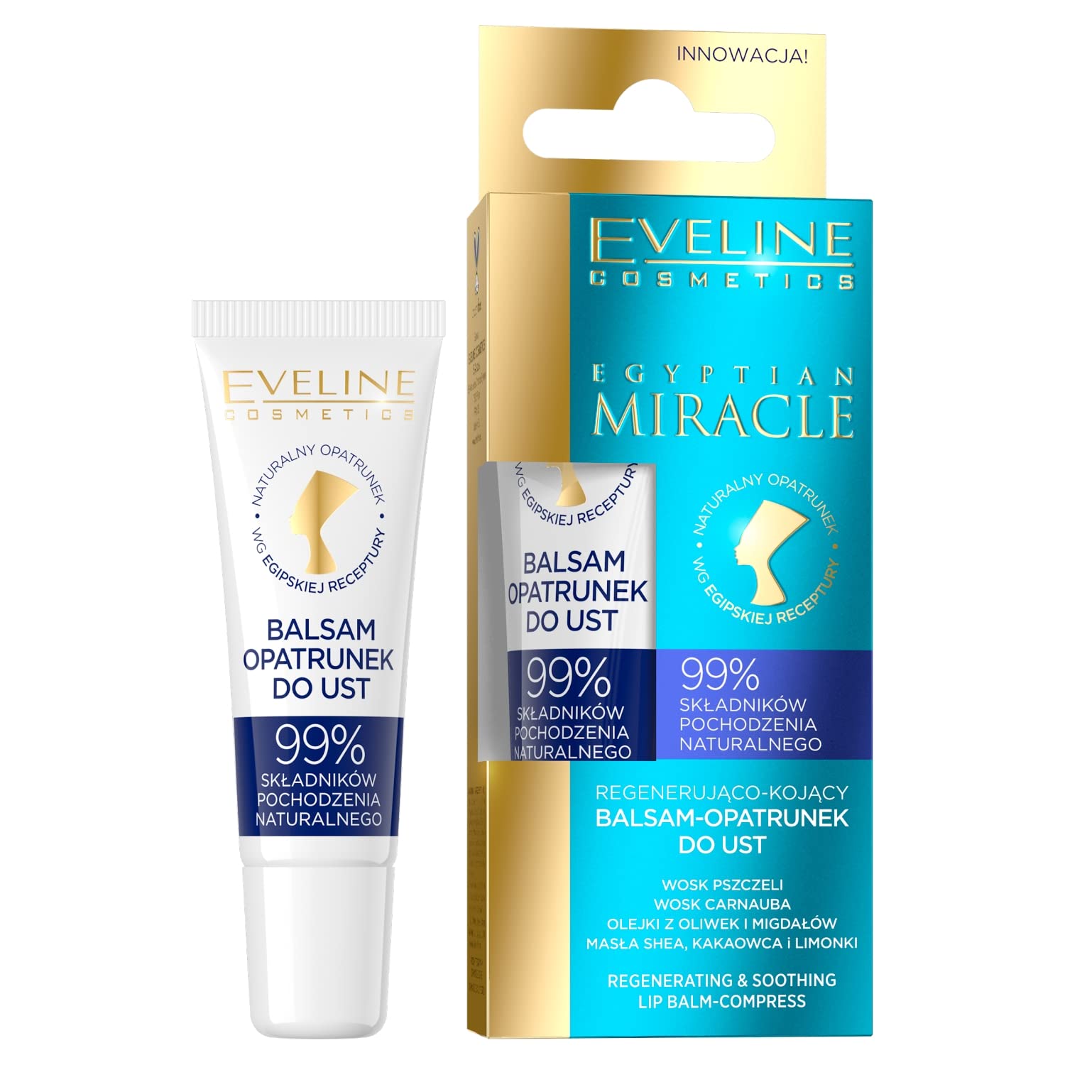 Eveline Cosmetics Lip Balm Rescue, 12Ml