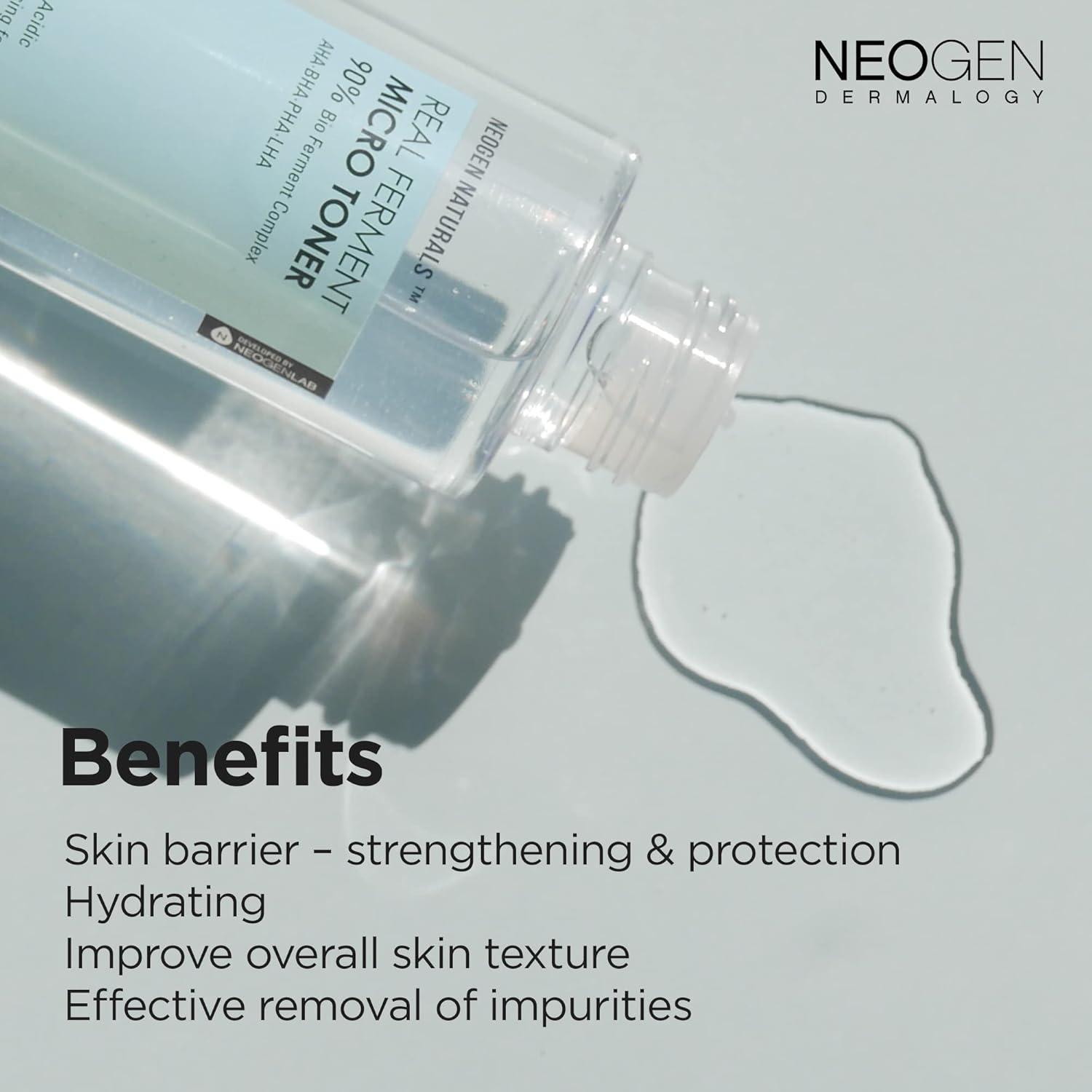 Neogen Dermalogy Real Ferment Micro Collection - With Naturally Fermented Ingredients (Rice) & Hyaluronic Acid For Hydrated, Brightened And Healthy Skin (Micro Essence + Micro Toner Set)