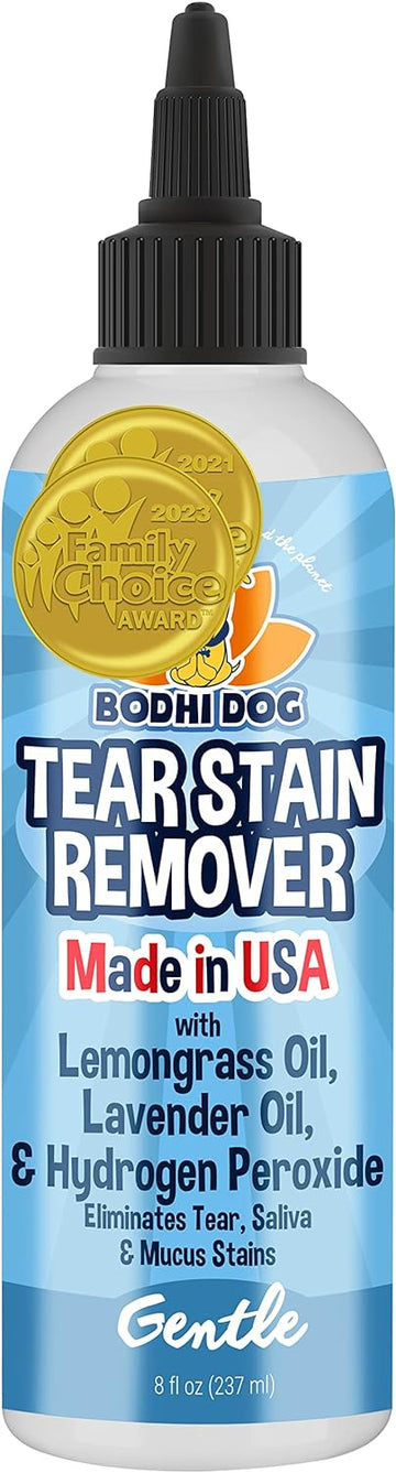 Bodhi Dog Tear Stain Remover | Removes Dog & Cats Tears, Saliva & Mucus Stains | Safe Gentle Solution For Fur And Delicate Coats | Made In Usa, 8Oz