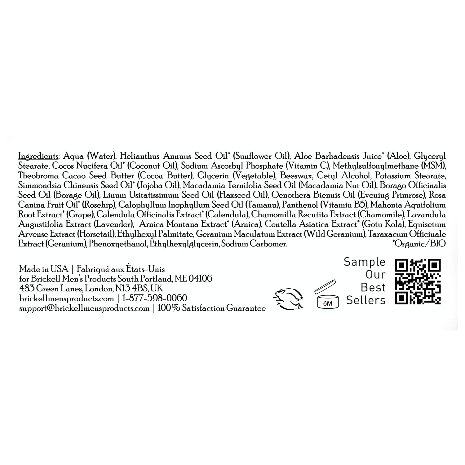 Brickell Men'S Products Resurfacing Anti-Aging Face Cream For Men, Natural And Organic Face Moisturizer, Vitamin C Cream For Wrinkles, 2 Ounce, Scented : Beauty & Personal Care