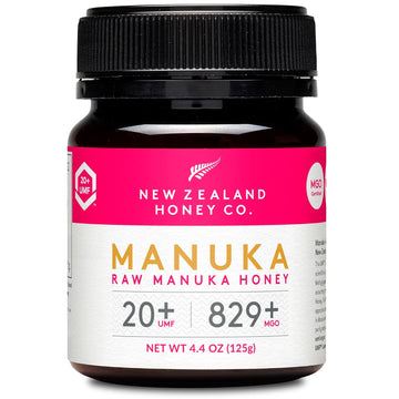New Zealand Honey Co. Raw Manuka Honey Umf 20+ / Mgo 829+ | Umf Certified | 4.4Oz | Raw Honey