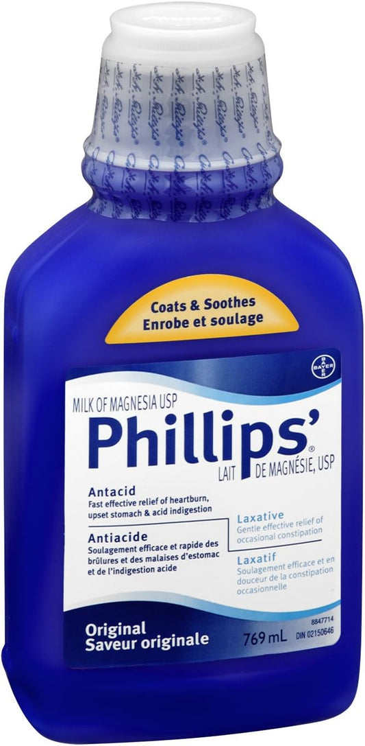 Phillips' Milk of Magnesia Liquid, 769ml