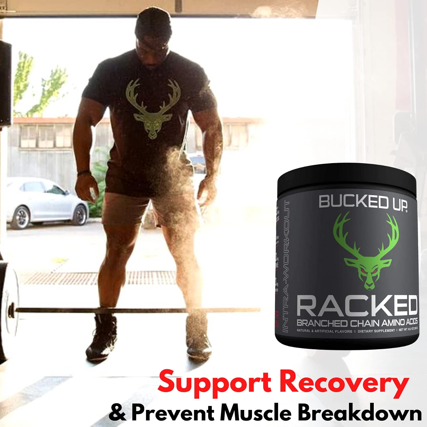 Bucked Up- BCAA RACKED™ Branch Chained Amino Acids | L-Carnitine, Acetyl L-Carnitine, GBB | Post Workout Recovery, Protein Synthesis, Lean Muscle BCAAs That You Can Feel! 30 Servings (Watermelon) : Health & Household