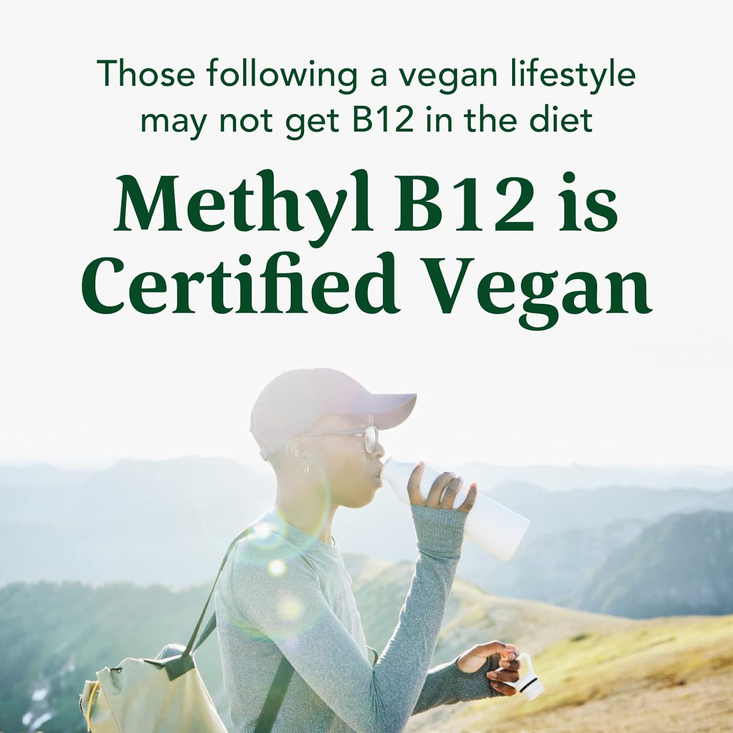 MegaFood Methyl B12 - Vegan - Includes Methyl Folate, Vitamin B12 & B6 - Supports Cellular Energy Production, Nervous System Health & Cardiovascular Function - 60 Tablets