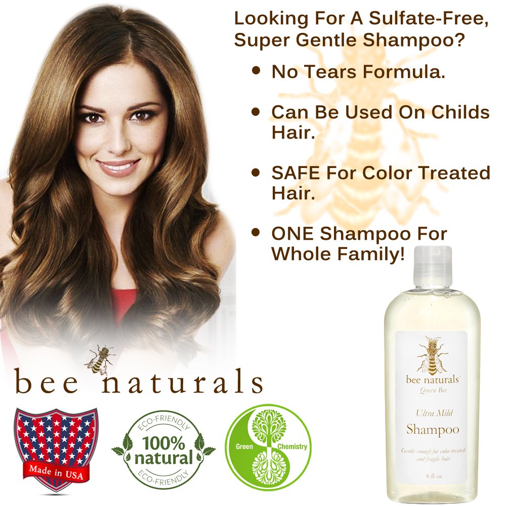 Ultra- Mild, Sulfate-Free Shampoo- Natural Ingredients-Safe and Gentle Enough for Color Treated and Chemically Processed Hair-Cruelty Free Citrus and Lavender Scent. Cruelty-free : Beauty & Personal Care