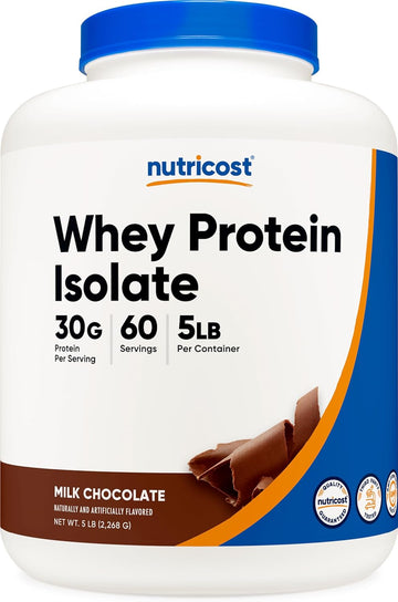 Nutricost Whey Protein Isolate Powder (Milk Chocolate) 5Lbs