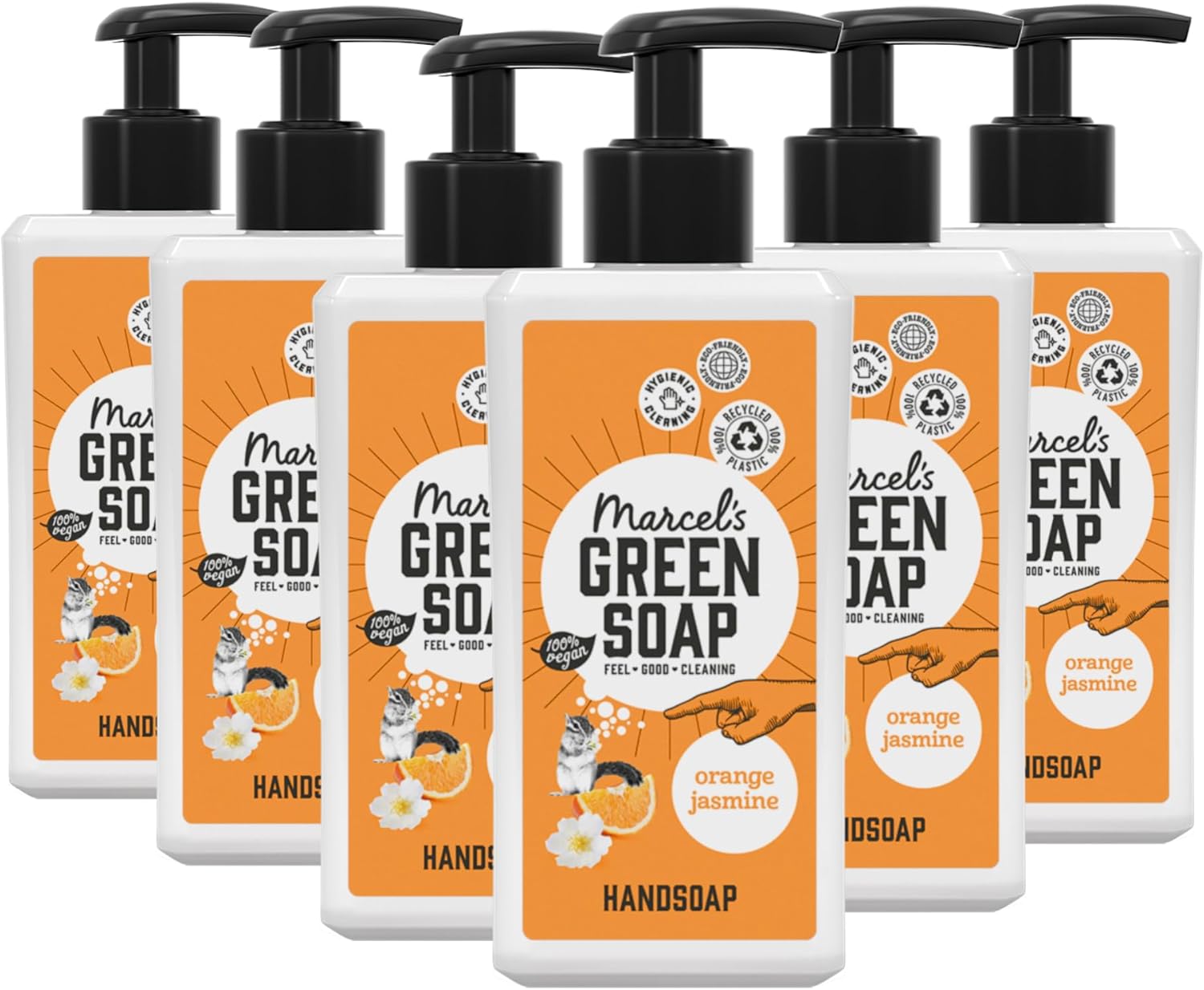 Marcel'S Green Soap - Hand Soap Patchouli & Cranberry - Handwash Dispenser - 100% Eco Friendly - 100% Vegan - 97% Biodegradable - 500 Ml