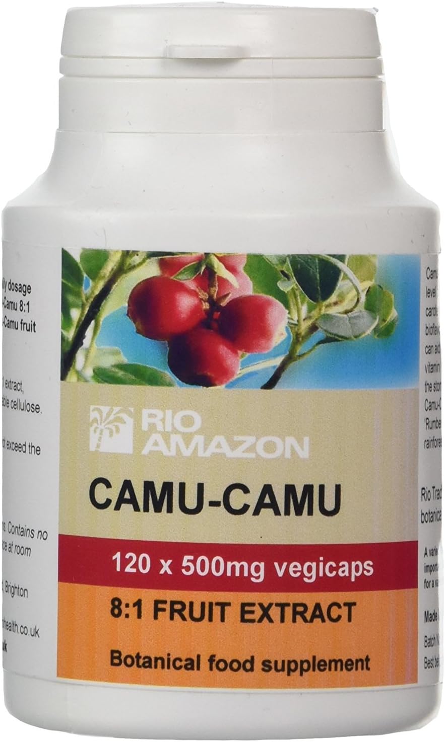 Rio Amazon 500Mg Camu-Camu - Pack Of 60 Vegetarian Capsules