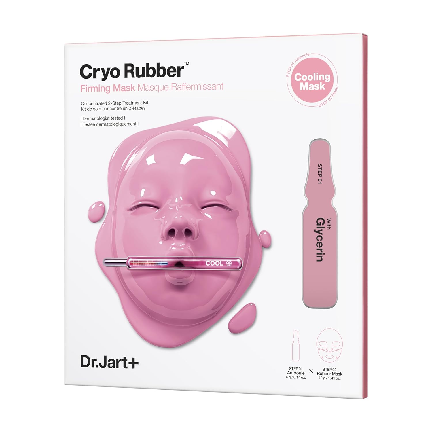 Dr.Jart+ Cryo Rubber Firming Face Mask | Korean Skin Care, 1.41 Ounce