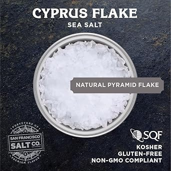 5 Oz. Chef'S Jar - Cyprus Flake Salt By San Francisco Salt Company