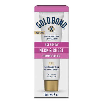 Gold Bond Age Renew Neck & Chest Firming Age Renew Cream, 2 Oz., Clinically Tested Skin Firming Cream