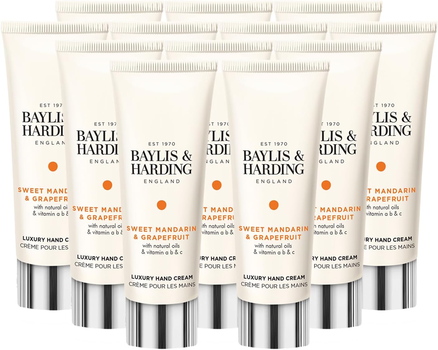 Baylis & Harding Signature Sweet Mandarin & Grapefruit Hand Cream 50 Ml (Pack Of 12) - Vegan Friendly