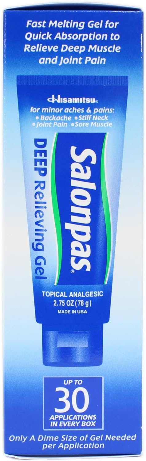 Salonpas Deep Pain Relieving Gel, 3 Count