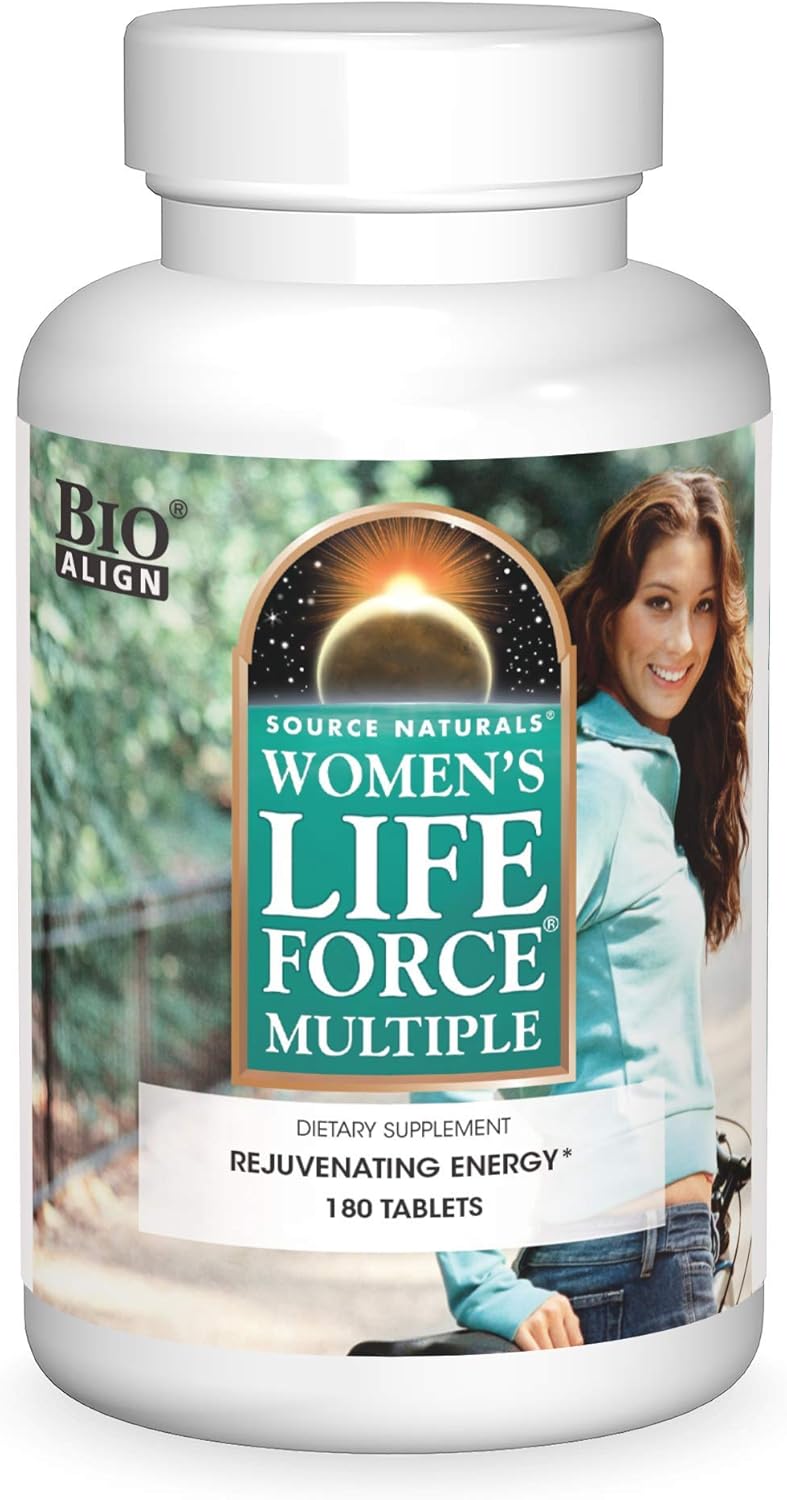 Source Naturals Women'S Life Force Multiple, Daily Multivitamin & Immune Health Supplement - 180 Tablets
