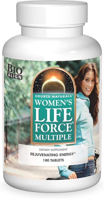Source Naturals Women'S Life Force Multiple, Daily Multivitamin & Immune Health Supplement - 180 Tablets