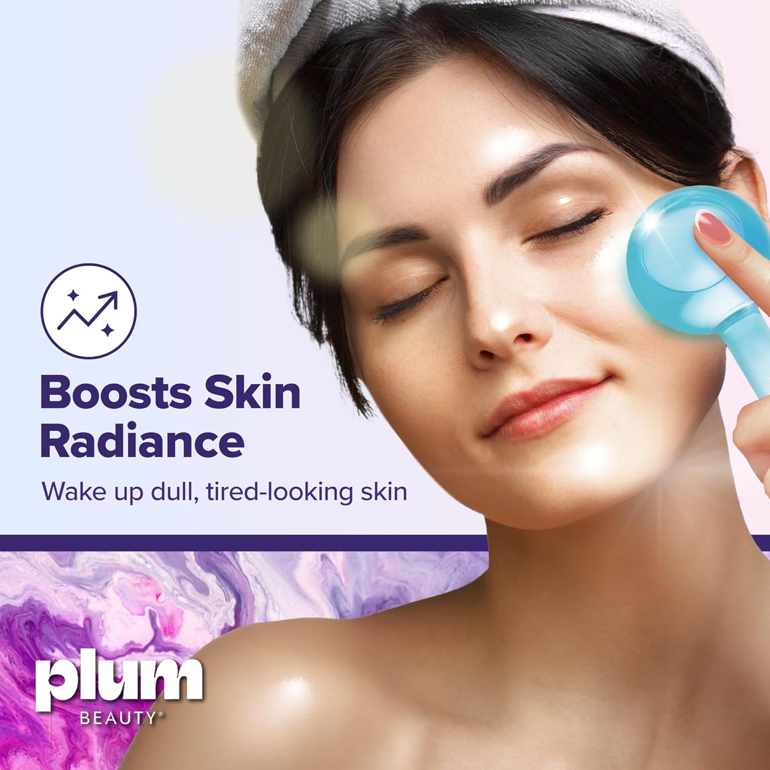 Plum Beauty Facial Ice Globes - Cooling Massage Tools For Refreshing Skincare Routine, Enhances Self Care, Reduces Puffiness - Set Of 2 : Beauty & Personal Care