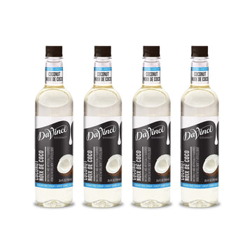 Davinci Gourmet Sugar-Free Coconut Syrup, 25.4 Fluid Ounce (Pack Of 4)