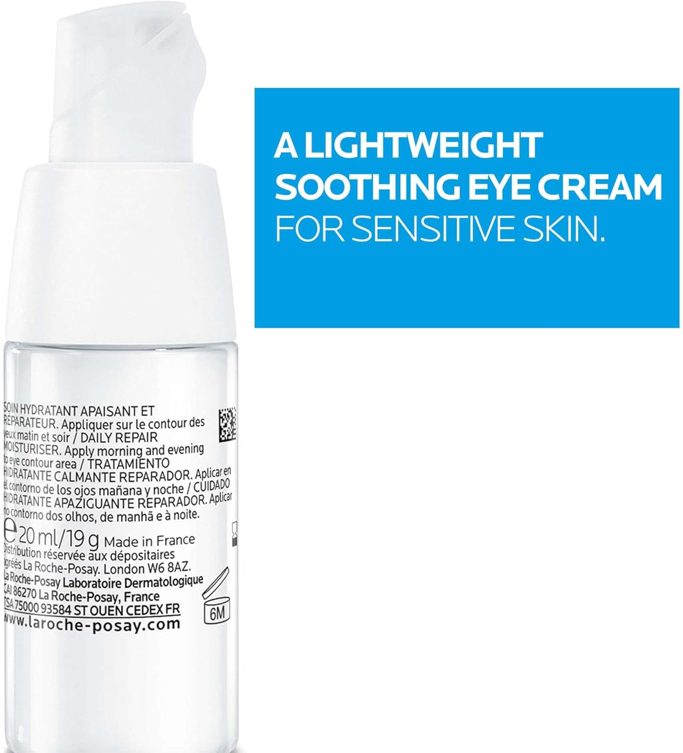 La Roche-Posay Toleriane Dermallergo Soothing Eye Cream for Sensitive Skin 20ml : Amazon.co.uk: Beauty