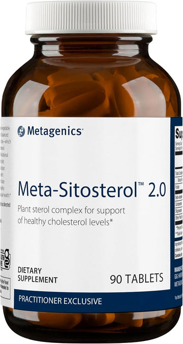 Metagenics Meta-Sitosterol 2.0 - For Cholesterol Already In A Normal Range* - Plant Sterol Complex - With Folate - Dietary Supplement - Gluten-Free - Vegetarian - 90 Tablets