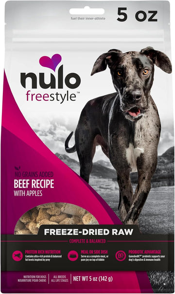 Nulo Freestyle Freeze-Dried Raw, Ultra-Rich Grain-Free Dry Dog Food For All Breeds And Life Stages With Bc30 Probiotic For Digestive And Immune Health