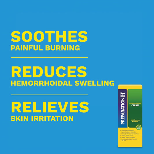 Preparation H Hemorrhoid Cream With Aloe For Multi-Symptom Relief - 1.8 Oz Tube