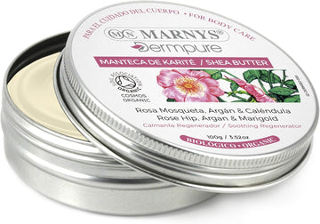 Marnys Dermpure Rosehip Shea Butter, Argan And Marigold Organic 100% Natural 100G