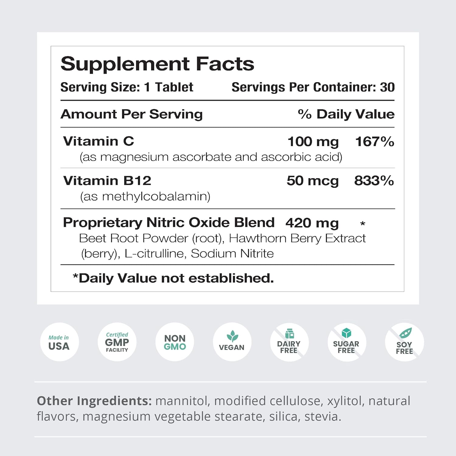 humanN Neo40 Daily Heart & Blood Circulation Supplements to Boost Nitric Oxide - Supports Blood Pressure - from Maker of SuperBeets -Includes 30 Dissolvable Tablets - Tasty Fruity Flavor : Health & Household