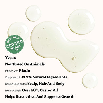 Red By Kiss Professional 99.9% Natural Hair Oil, Organic Vegan Oil Blend For Cooling & Refresh Hair, Dry & Itchy Scalp Relief Biotin Infused, Add Shine & Smooth Hair (Tea Tree & Mint, 2.5 Fl Oz)