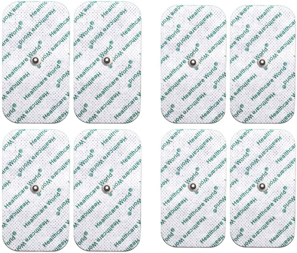 Tens Electrode Pads 10 x 5cm Self Adhesive Electrodes with Stud Connection (8 pcs) Compatible with Beurer, Sanitas, Boots, Kinetik tens Machines for Shoulder, Back, Hip, Neck and Muscle Pain Relief : Amazon.co.uk: Health & Personal Care