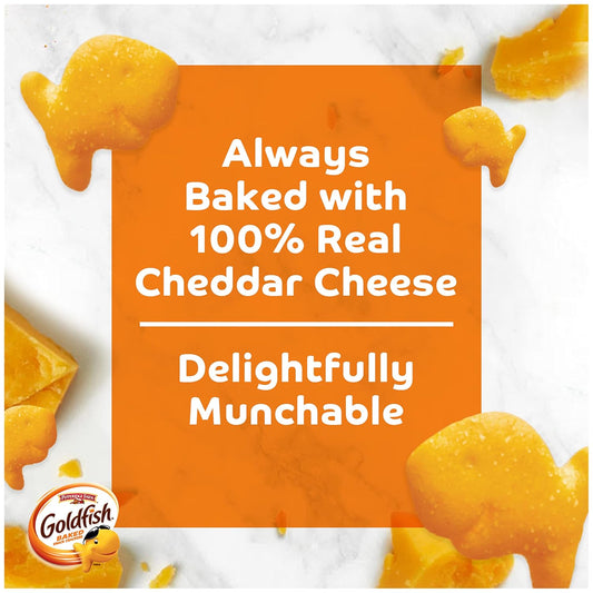 Pepperidge Farm Goldfish Cheddar Crackers, 1.5 Oz. Snack Packs, 30 Count