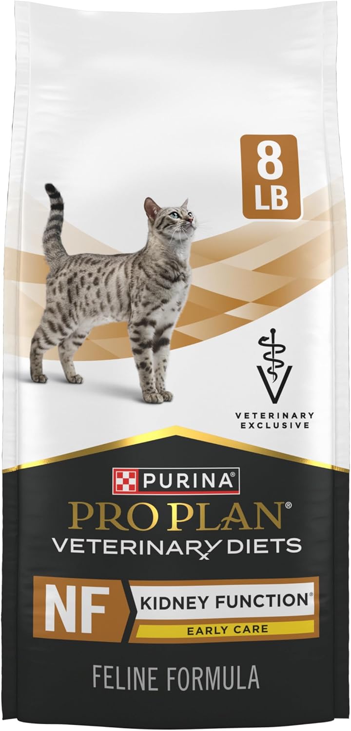 Purina Pro Plan Veterinary Diets Nf Kidney Function Early Care Feline Formula Adult Dry Cat Food - 8 Lb. Bag