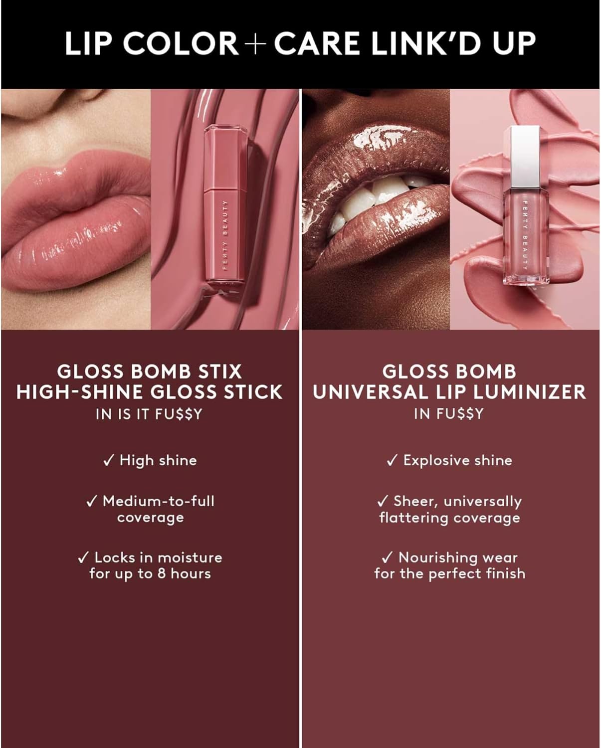 Fenty Beauty Original Bomb Stix Gloss Stick 3.6G 3.6G (High'Biscus)