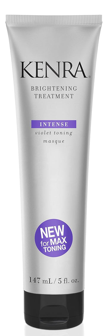 Kenra Brightening Treatment | Eliminates Brassy Tones | Intense Violet Toning | Purple/Violet Masque for Blondes, Grays, Brunettes & All Hair Types